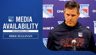 Pregame: Mike Sullivan | New York Rangers