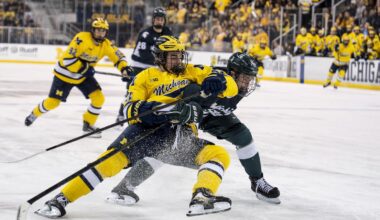 No. 3 MSU hockey responds to split series against No. 1 Michigan
