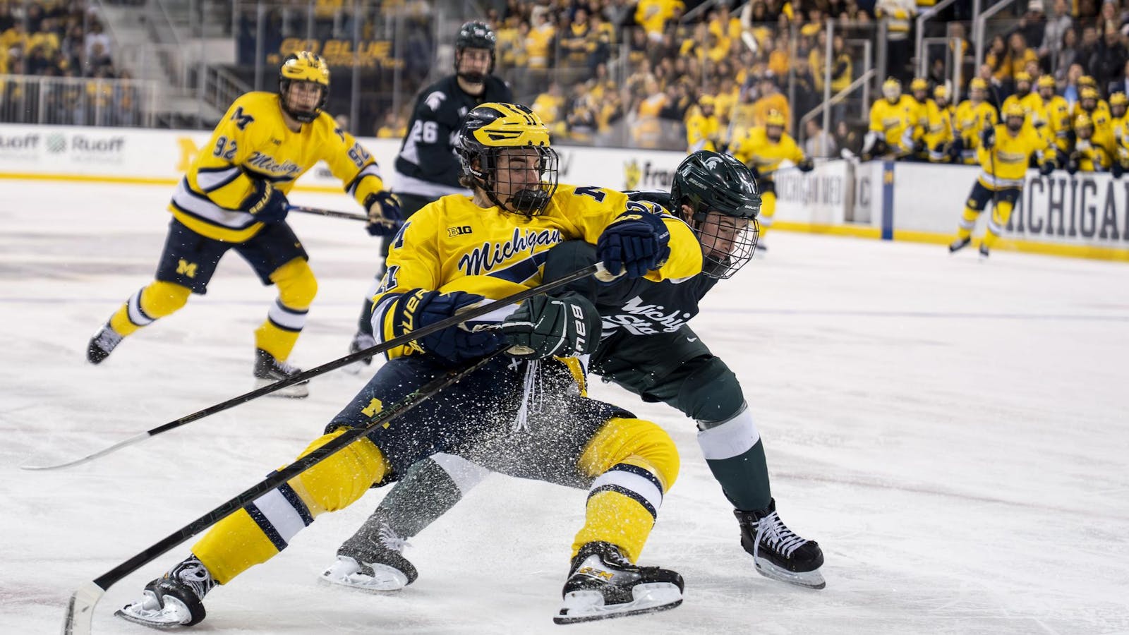 No. 3 MSU hockey responds to split series against No. 1 Michigan