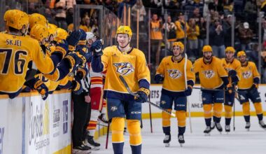 Schaefer, Wiesblatt Score First NHL Goals, Stamkos Reaches Milestone as Preds Beat Flames