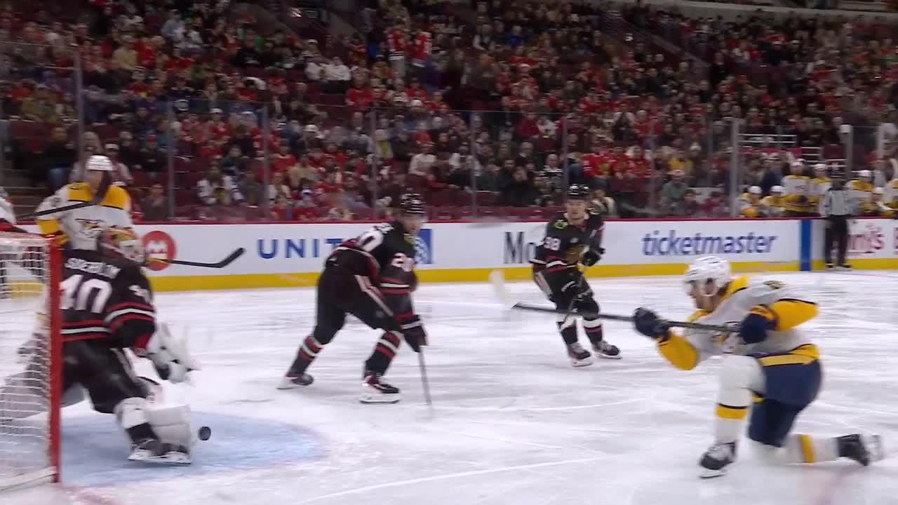 Soderblom Big Stretch Save | Chicago Blackhawks