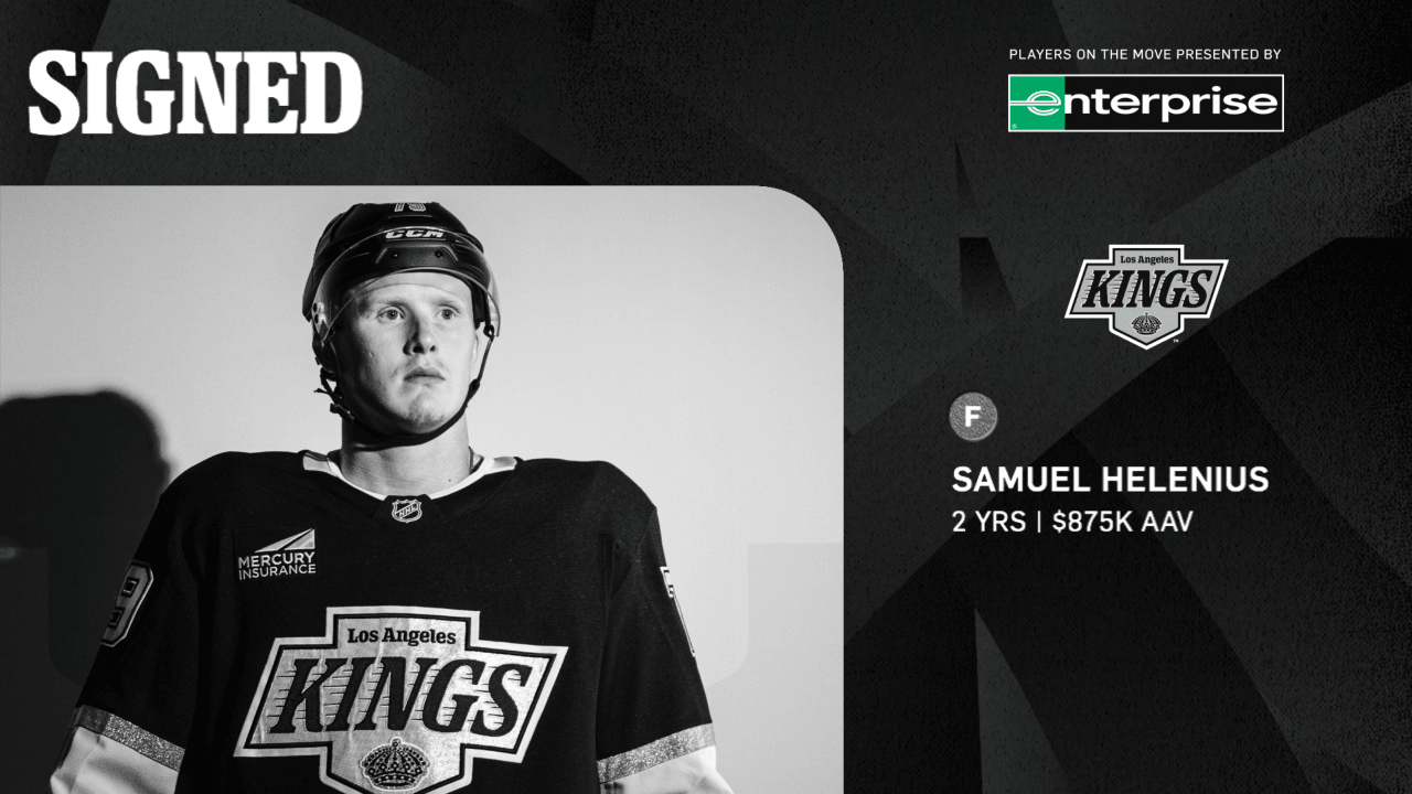 Kings Sign Forward Samuel Helenius To Two-Year Contract Extension