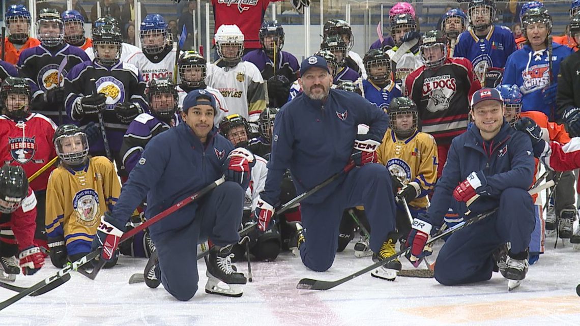 A hockey clinic to remember: Hershey Heroes among ASHA teams skate with Alex Ovechkin and Washington Capitals