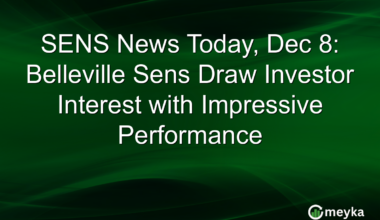 SENS News Today, Dec 8: Belleville Sens Draw Investor Interest with Impressive Performance