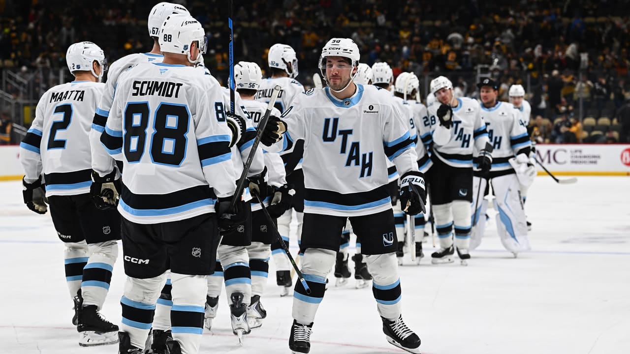 Utah Rallies From Three-Goal Deficit, Beats Pittsburgh in Overtime, 5-4
