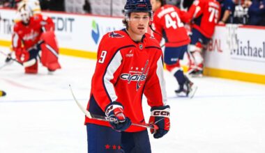 Spencer Carbery provides injury update on Ryan Leonard after rookie knocked out of game by Jacob Trouba hit: ‘He’s going to be out’