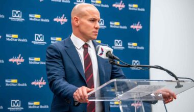 Spencer Carbery says Capitals’ next month of games ‘is going to determine a lot of what we’re about’ after 7-3 loss to Rangers