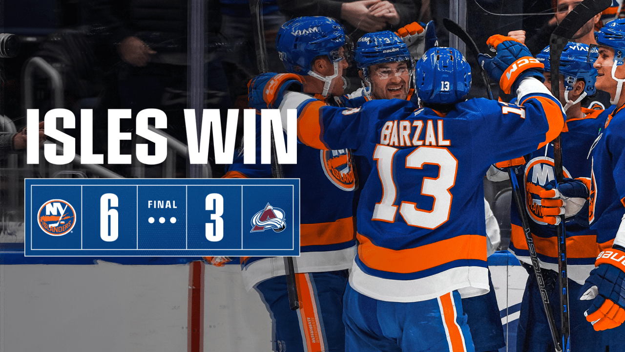 The Skinny: Islanders 6, Avalanche 3