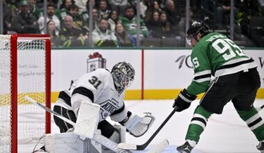 Kuemper exits early as Kings fail to handle Stars