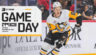 Game Preview: 12.20.25 at Montreal Canadiens