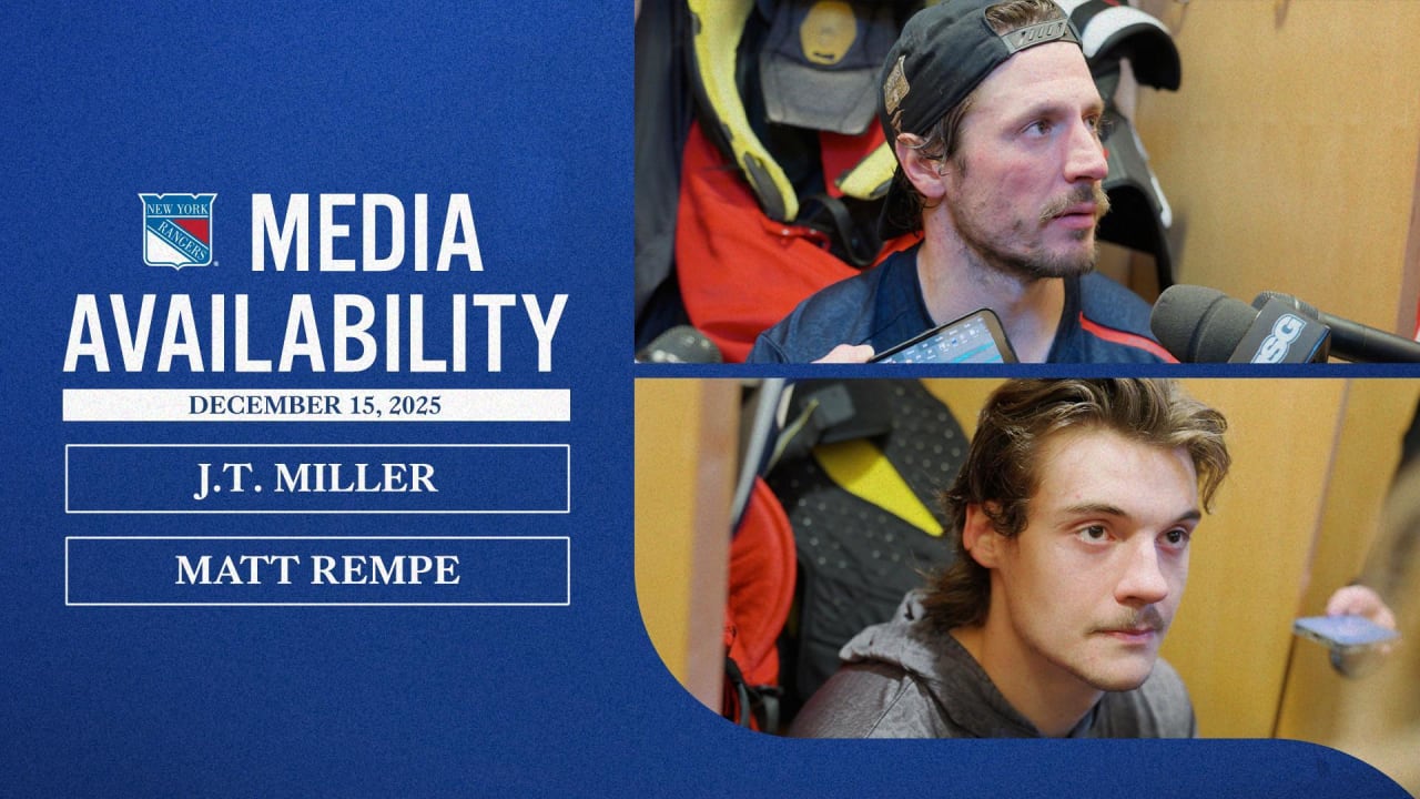 Postgame: Miller and Rempe | New York Rangers