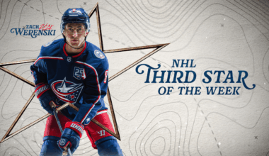 Zach Werenski named NHL's Third Star of the Week