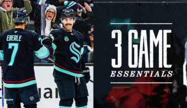 Flyers (19-10-7) vs. Kraken (15-14-6) | 5:00 p.m.