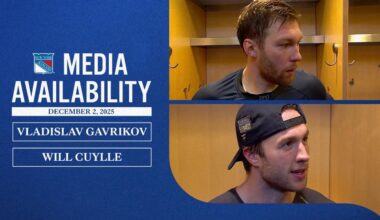 Postgame: Gavrikov and Cuylle | New York Rangers