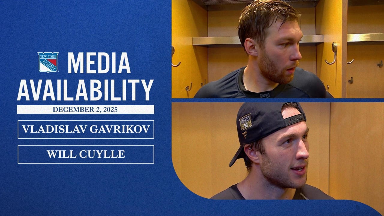 Postgame: Gavrikov and Cuylle | New York Rangers