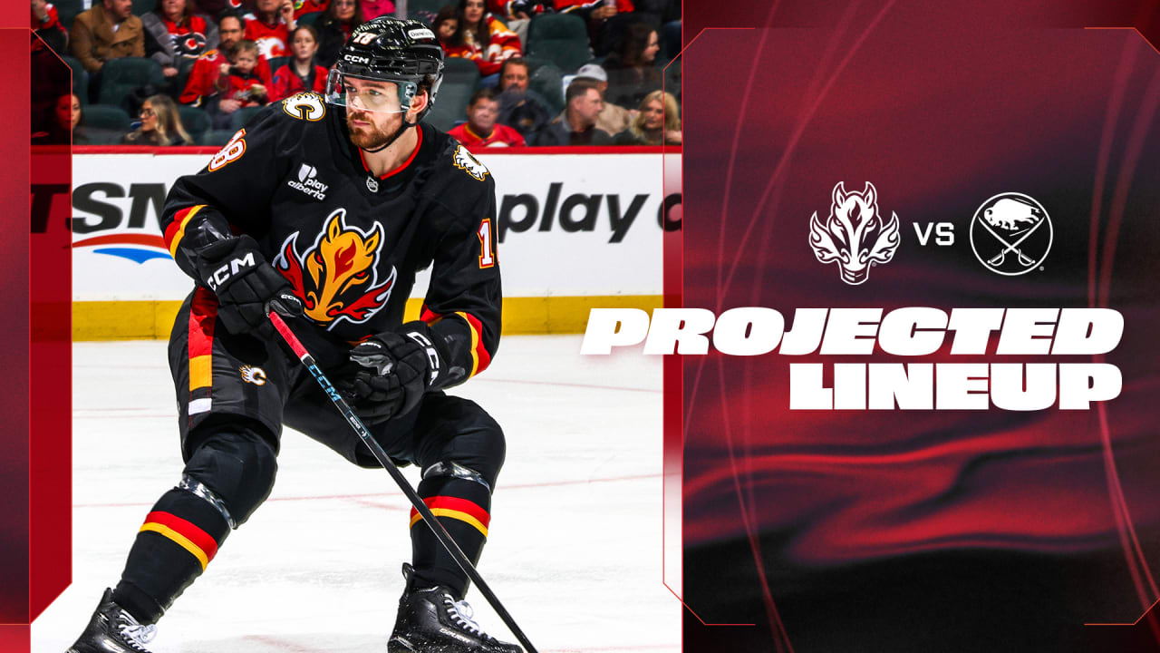 Projected Lineup - Flames vs. Sabres