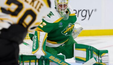 Preview: A Sunday showdown between the Bruins and Wild