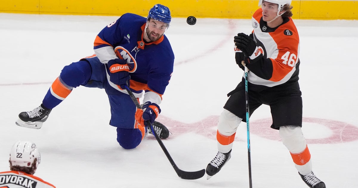 Zegras scores in regulation and shootout as Flyers beat Islanders 4-3