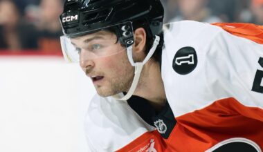 Philadelphia Flyers forward Tyson Foerster to miss significant time with injury
