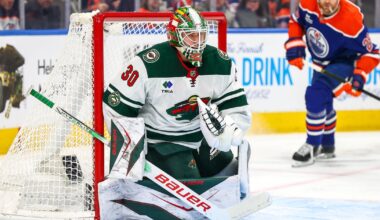 Wallstedt earns 4th shutout of the season as Wild beat Oilers 1-0