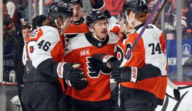 Konecny, Cates, Brink each have goal and assist as Philadelphia Flyers beat Sabres for 4th win in 5 games