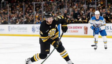 Zacha scores twice, Korpisalo makes 37 saves in Bruins' 5-2 win over Blues