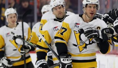 Sidney Crosby is closing in on Mario Lemieux’s all-time Penguins scoring record