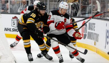 New Jersey Devils Lose Fifth Straight In 4-1 Loss To Boston Bruins