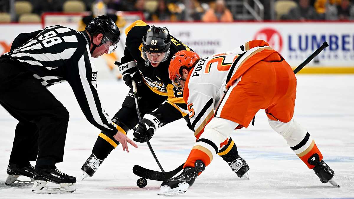 Pittsburgh Penguins fall to Anaheim Ducks in OT