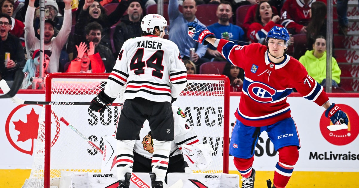 Zachary Bolduc scores twice as Canadiens beat Blackhawks 4-1