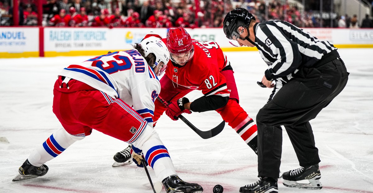 Hurricanes 3, Rangers 2 - OT
