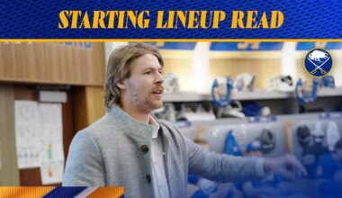 Starting Lineup Read | Buffalo Sabres