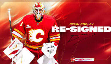Flames Re-Sign Devin Cooley | Calgary Flames