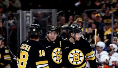 Geekie scores twice and Bruins open 5-game homestand with 4-1 victory over Mammoth – Boston 25 News
