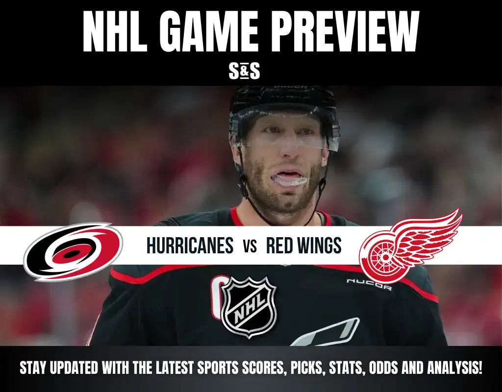 hurricanes vs red wings