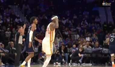 Johnson hits late 3s for Hawks to spoil Embiid's 76ers return in 142-134 double-OT win