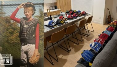 The Sunday Read: Geekie Gifts Bruins with Customized Baseball Gloves 