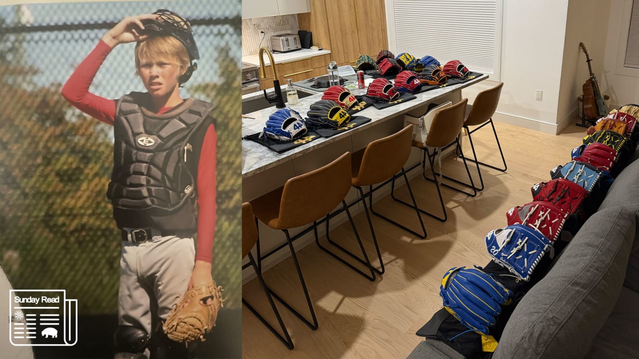 The Sunday Read: Geekie Gifts Bruins with Customized Baseball Gloves 