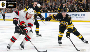 Bruins Drop 6-2 Game to Senators, ‘It’s Disappointing’