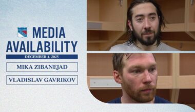 Postgame: Zibanejad and Gavrikov | New York Rangers