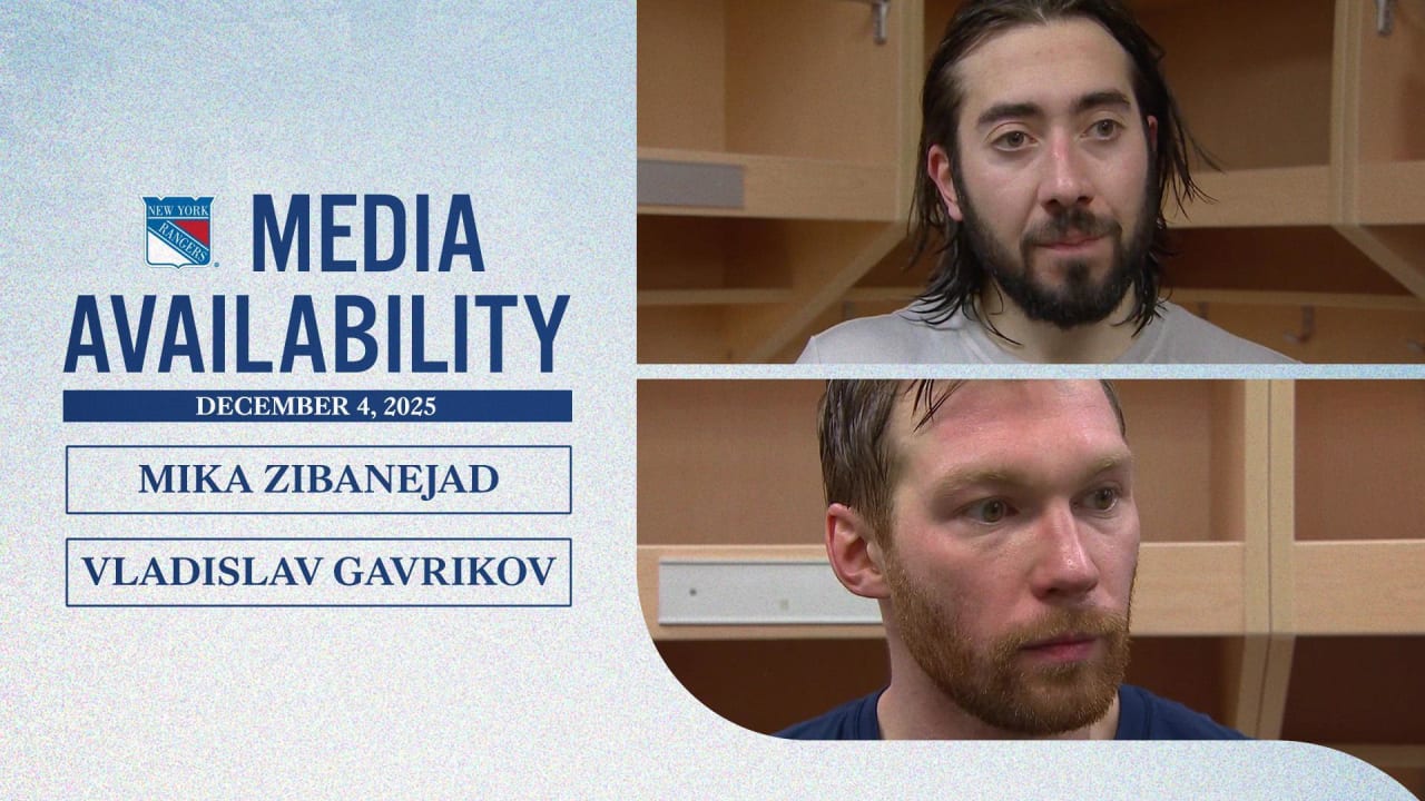 Postgame: Zibanejad and Gavrikov | New York Rangers