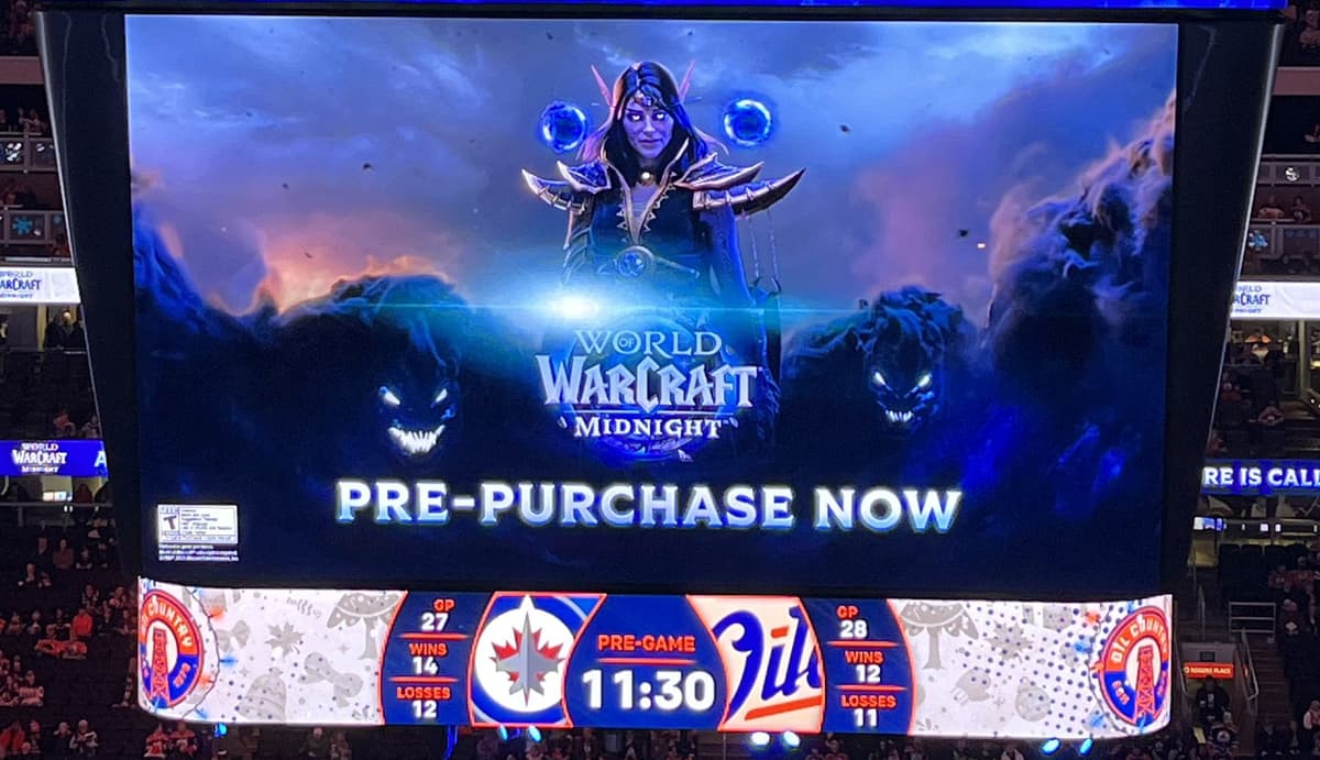 The World of Warcraft and Oilers crossover was something I never expected