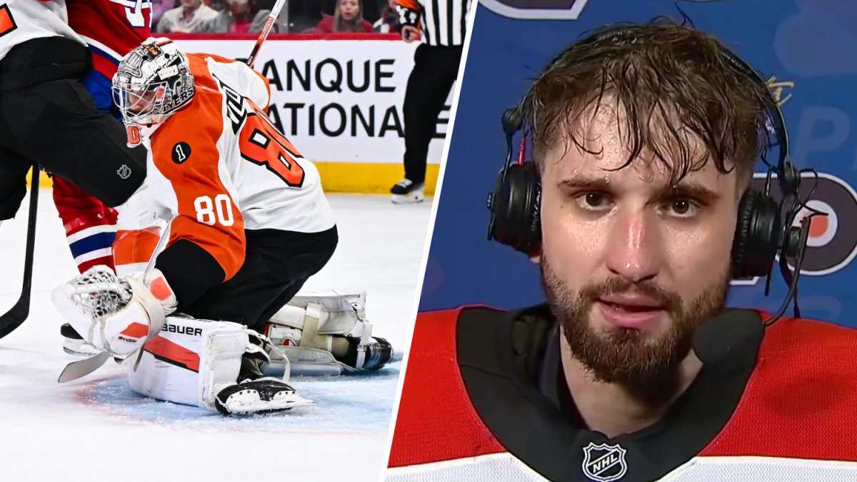 Watch Dan Vladar reflect on his performance against Canadiens – NBC Sports Philadelphia