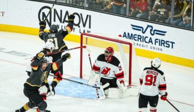 Shorthanded Golden Knights look to capitalize on successful road trip against Devils