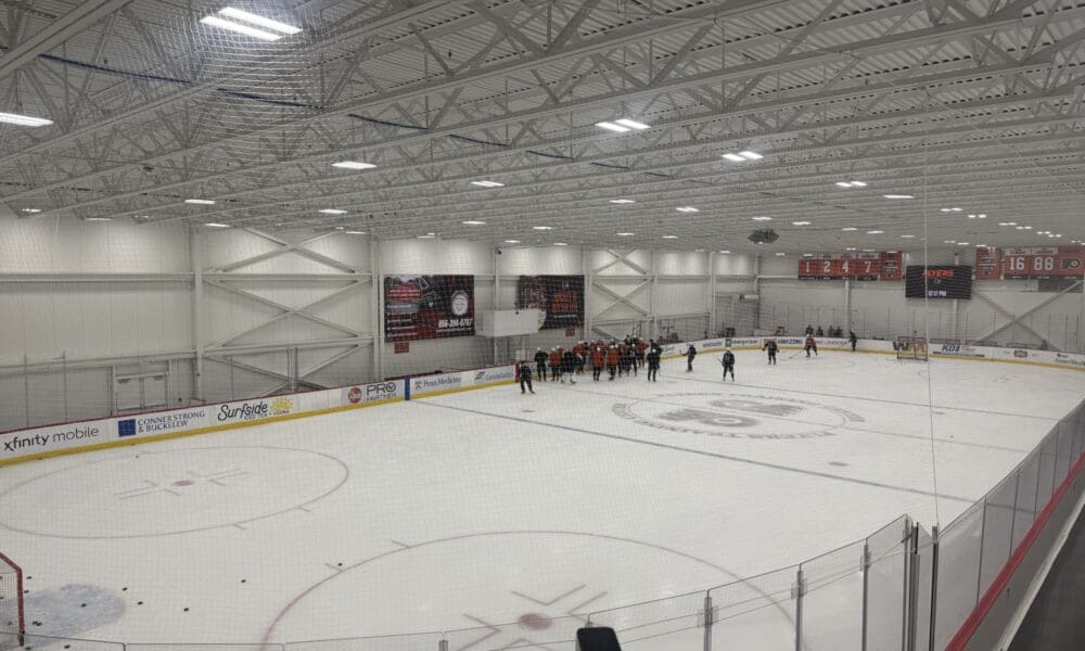 Flyers Practice Notebook: Short but Intense, Team Spirit, & an Injury Update