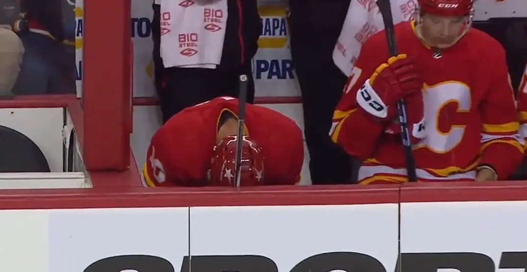 Jonathan Huberdeau quietly flounders as the Flames struggle