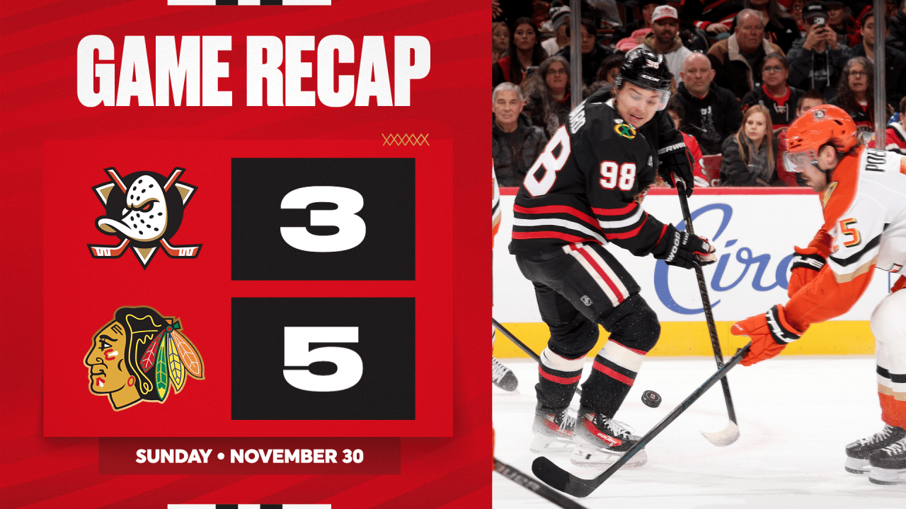 Game Highlights | Blackhawks vs. Ducks