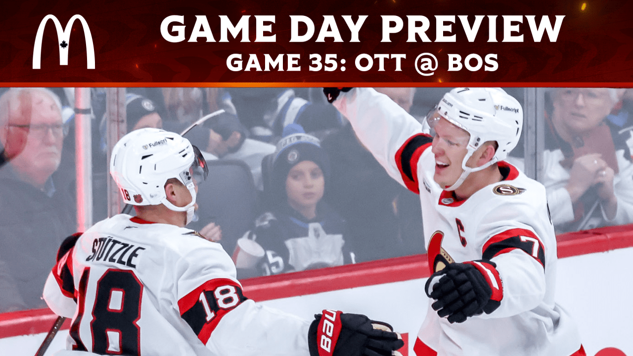 Sizzling Sens look to continue win streak in Boston