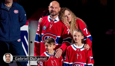 Canadiens honor Markov with pregame ceremony