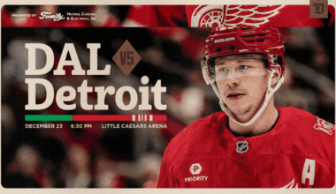 PREVIEW: Red Wings, Stars lace up their skates for Hockeytown Holidays Game on Tuesday